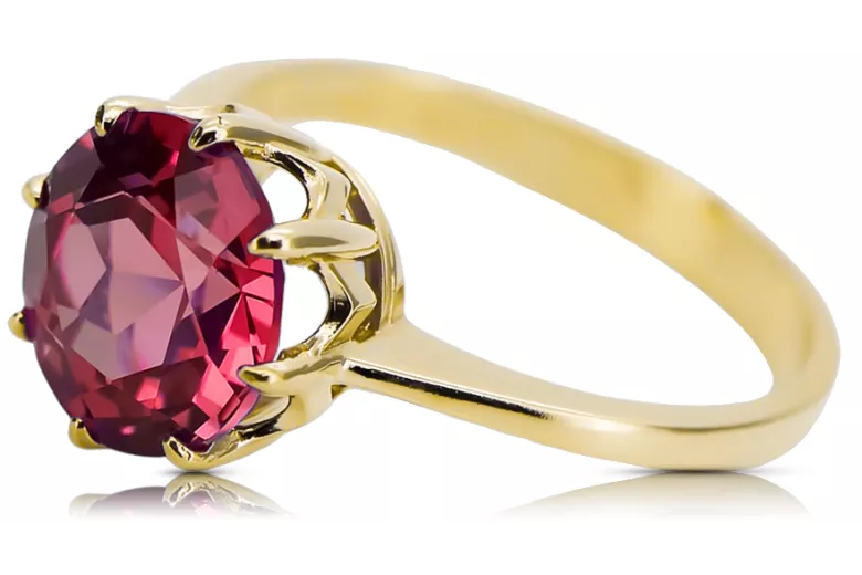 Vintage Ring Ruby 14K Yellow gold vrc157y